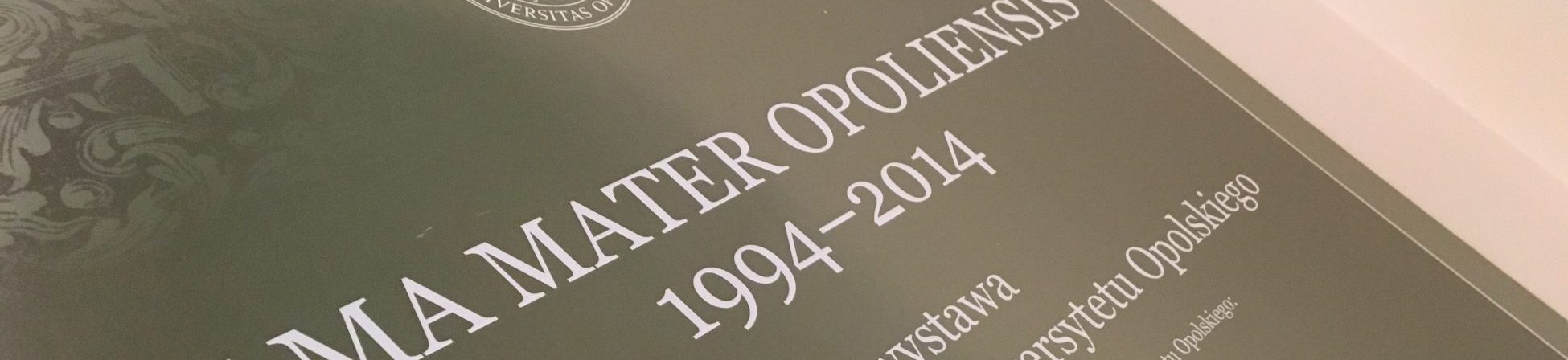 Alma Mater Opoliensis 1994-2014