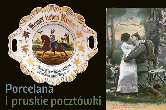 porcelana i pruskie pocztówki-obrazek